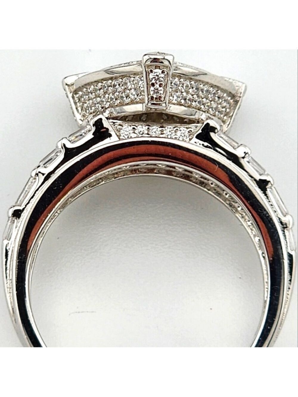 Sterling Silver 925 Heart Design CZ Ring – Brand New - Picture 14 of 15